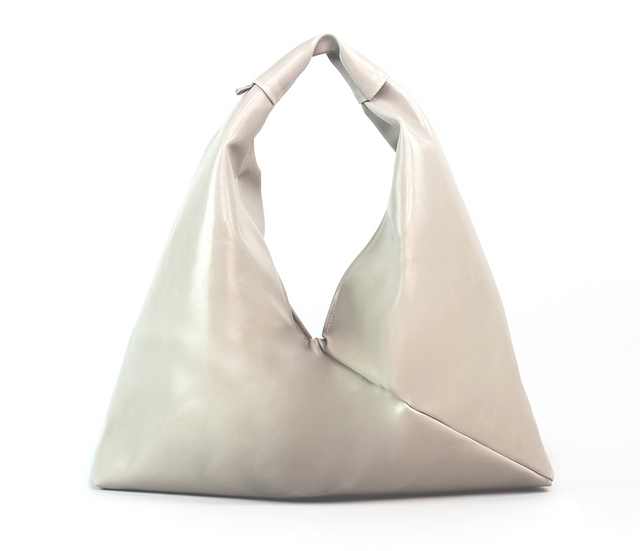 pearl 18" x 18" vegan leather hobo bag