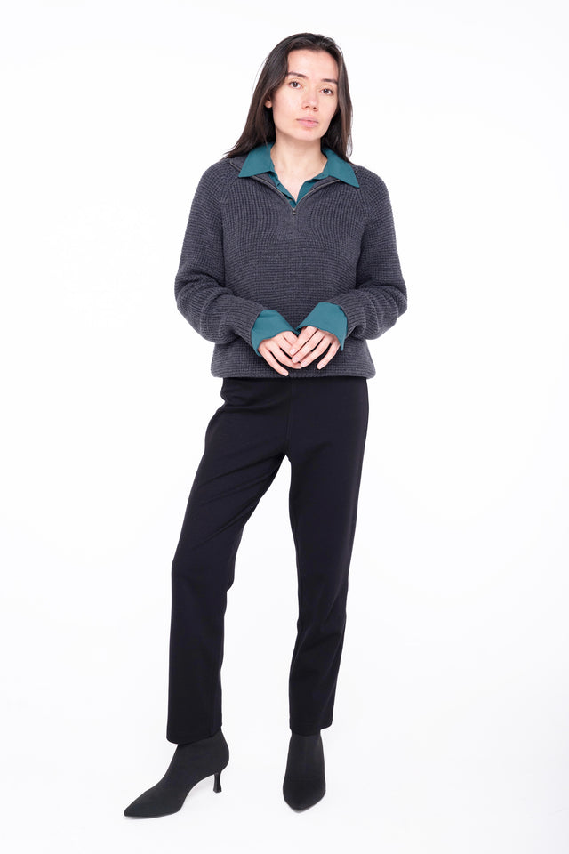 Morgan 3-quarter Zip Sweater