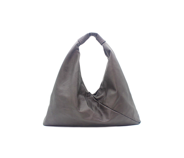 ash 13" x 13" leather hobo bag