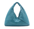 sapphire 18" x 18" leather hobo bag