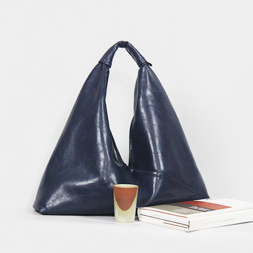 navy slouch shoulder bag